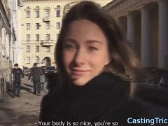Russengirl von der Straße wird zur Schlampe 